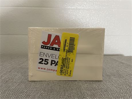 JAM 4Bar A1 Strathmore Invitation Envelopes, 25/Pack