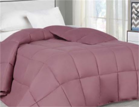 Sweet Home Collection Luxorious Oversized Down Alternative Comforter, Purple, FU