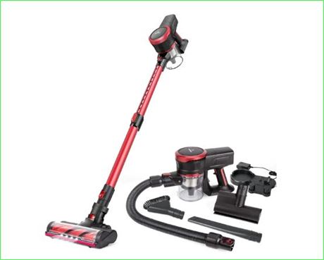 MOOSOO Cordless Vacuum K17G Lightweight Stick Vacuum Cleaner