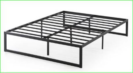 Zinus Abel 14 Metal Platform Bed Frame w/ Steel Slat Support, Queen