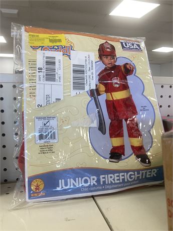 Junior Firefighter Kids Costume, Ages 1-2