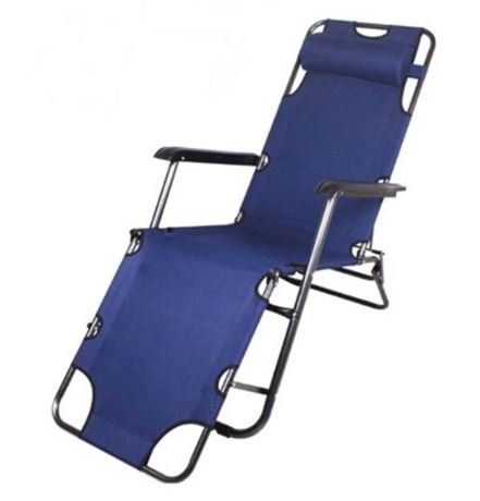 Folding Beach Chair, Blue