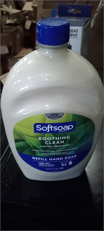 Softsoap Liquid Hand Soap Refill, Soothing Clean, Aloe Vera Fresh Scent, 50 oz
