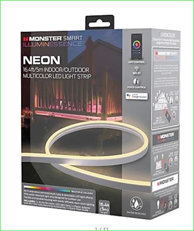 Monster 16.4ft Smart Neon Outdoor Multi-color LED Light Strip