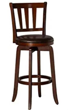 Lot of (Four) Presque Isle Wood 3 ladder back Counter stools, Cherry