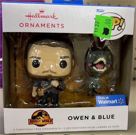 Hallmark Ornaments Owen and Blue