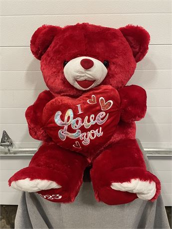 Way to Celebrate Sweetheart Teddy Bear, Red