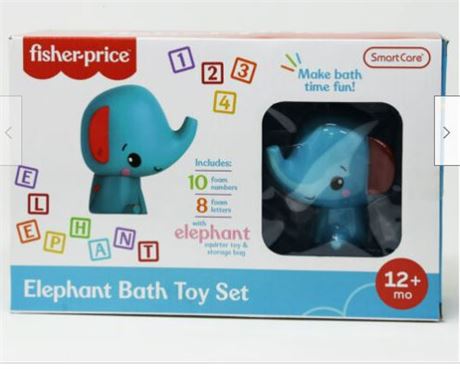 Fisher Price Elephant Bath Toy Set