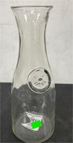 Anchor Hocking Glass Wine Carafe with Lid, 1 Liter