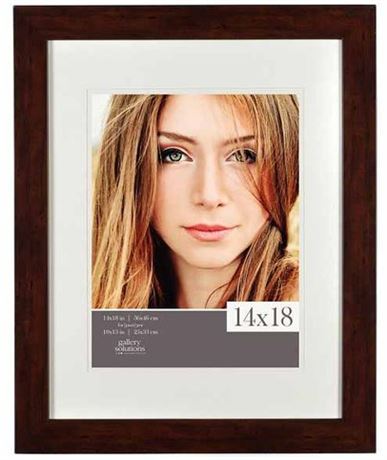 Gallery Solutions 14x18/10x13 Matted Frame