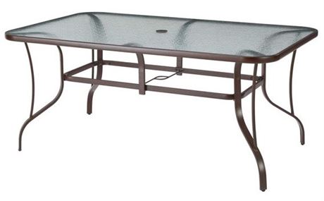 Mainstays Sand Dune Outdoor Patio TABLE ONLY 60"x 36"x30"