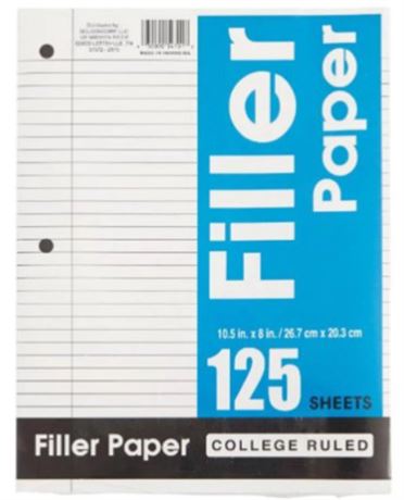Lot of (3)  Filler Notebook paper
