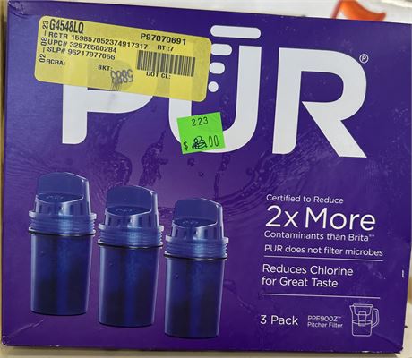 3-pack PUR Pitcher Filters