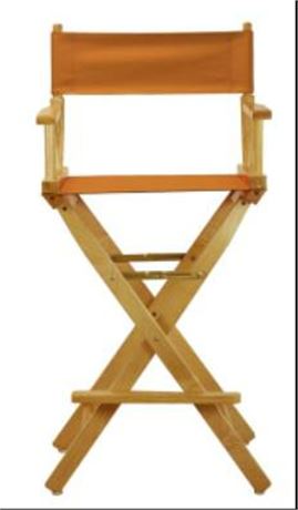 "30" Director's Chair Natural Frame-Brown Canvas"