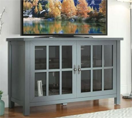 Better Homes & Gardens Oxford Square TV Stand for TVs up to 55, Antique Blue