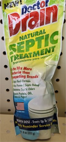 Lot of (12) Doctor drain Natural Septic Treatment