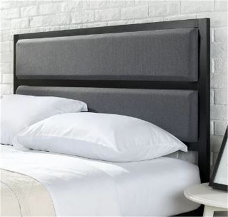 Mainstays Metal and twill Fabric Headboard, Queen