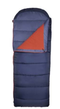 Slumberjack Shadow Mountain 20-30 degree Hooded Sleeping Bag with removable Flee