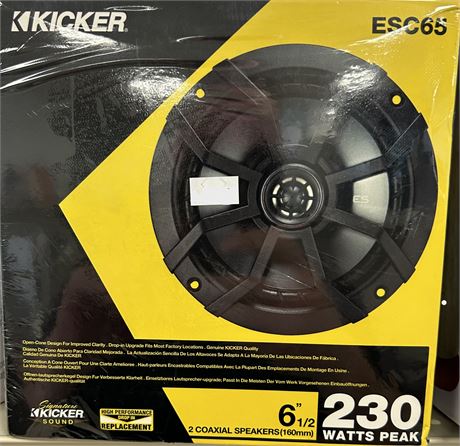 2 pack Kicker ESC65 6.5 In speakers