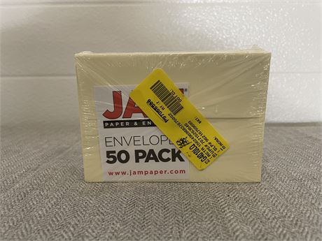 JAM 4Bar A1 Strathmore Invitation Envelopes,  50/Pack