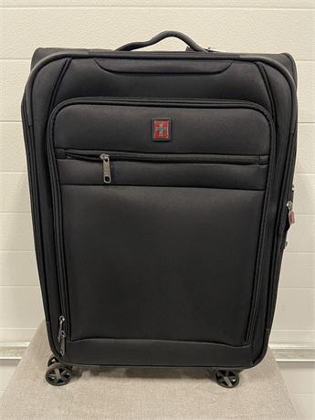 Swiss Tech 24 Softside Checked Luggage, Black