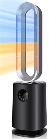 HealSmart 32-inch Space Heater Bladeless Tower Fan