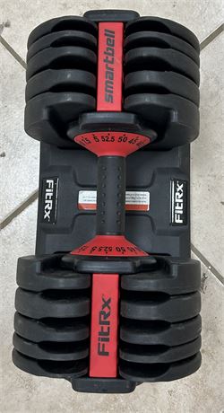 FitRx Adjustable Dumbbell 5-52.5 lbs