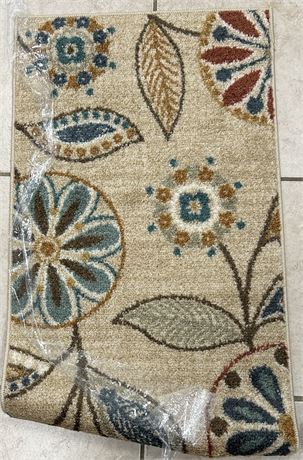 16''x24'' floral area rug