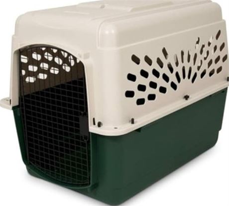 Petmate Ruffmaxx 26in Portable Dog Kennel Plastoc Pet Carrier for Dogs 20 to 25
