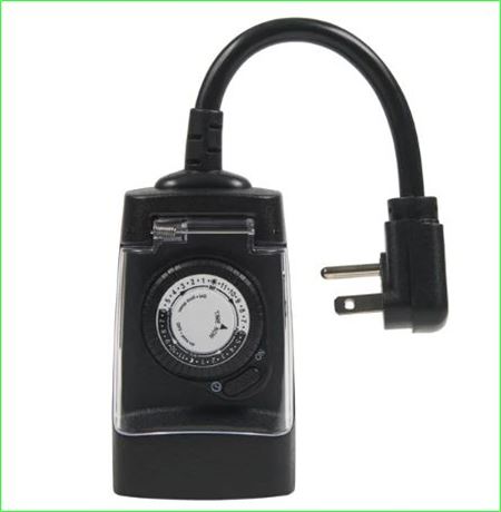 Hyper Tough Single Outlet All-Weather Outdoor Timer