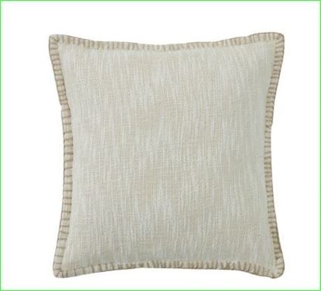 (2) My Texas House Weston Square Decorative Pillow Cover, 20 x 20, Beige