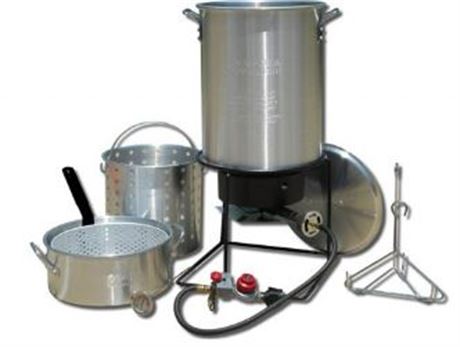 King Kooker Portable Propane Outdoor Deep Frying and Boiling Package, up to 20lb
