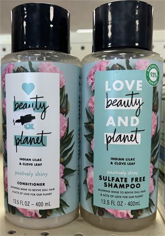 Beauty & Planet Indian Lilac & Clove Leaf Shampoo & Conditioner