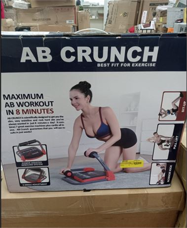 BalanceFrom Ab Crunch Total Body Workout with Resistance Bands, Instruction DVD