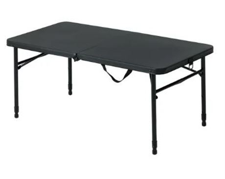 Mainstays 20"x40" Fold in Half Table, Black