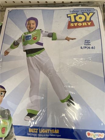 Toy Story Buzz Lightyear Costume, Size 4-6
