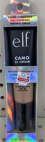 Lot of (3) E.L.F. Camo CC Cream, Light 205 N, 1.05oz