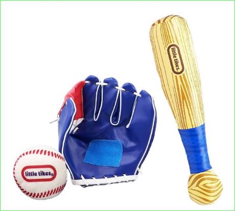 Little Tikes Baseball Starter Set, Preschool Sports Ball Bat Glove