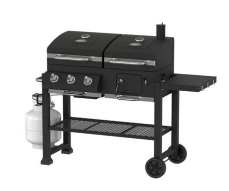 Expert Grill 3 burner Gas and Charcoal Grill Combo