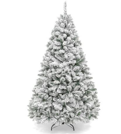 6ft Snow Flocked Christmas Tree