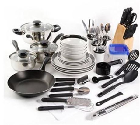 Gibson Home Essential Total Kitchen 83-Piece Combo Set