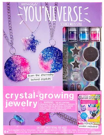 Youniverse crystal growing Jewelry