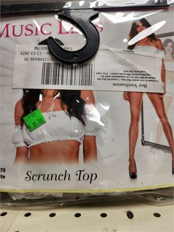 Music Legs Scrunch Top