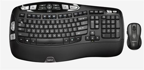 Logitech wireless wave keyboard and mouse combo