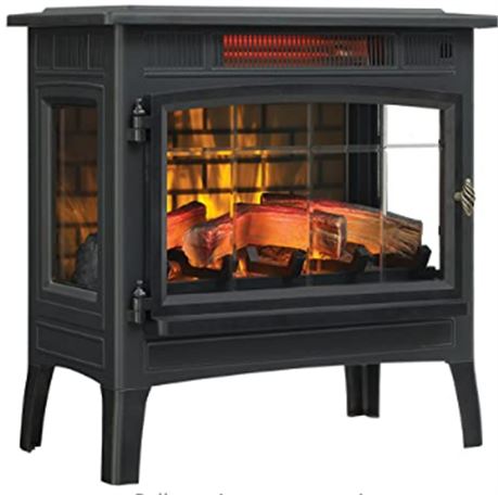 Duraflame Electric Stove with infrared Quartz Heater, Black