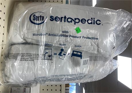 Set of (TWO) Sertapedic With Microban Technology Pillows