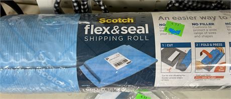 Scotch Flex & Seal Shipping Roll, 15" x 10 ft