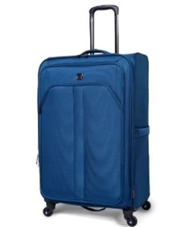 Protégé 28 inch Softside Spinner Suitcase, Navy Blue
