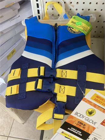 Body Glove Children Life Vest, 33-55 lbs