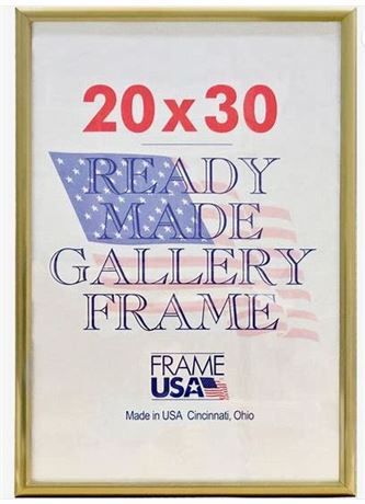30" x 20" Gold Picture/Poster Frame